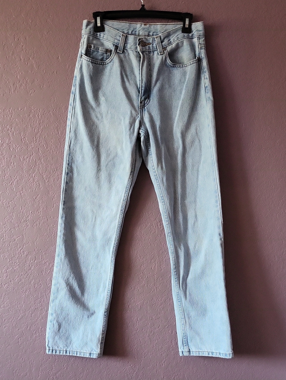 George Light Blue Denim Jeans with Branded Button